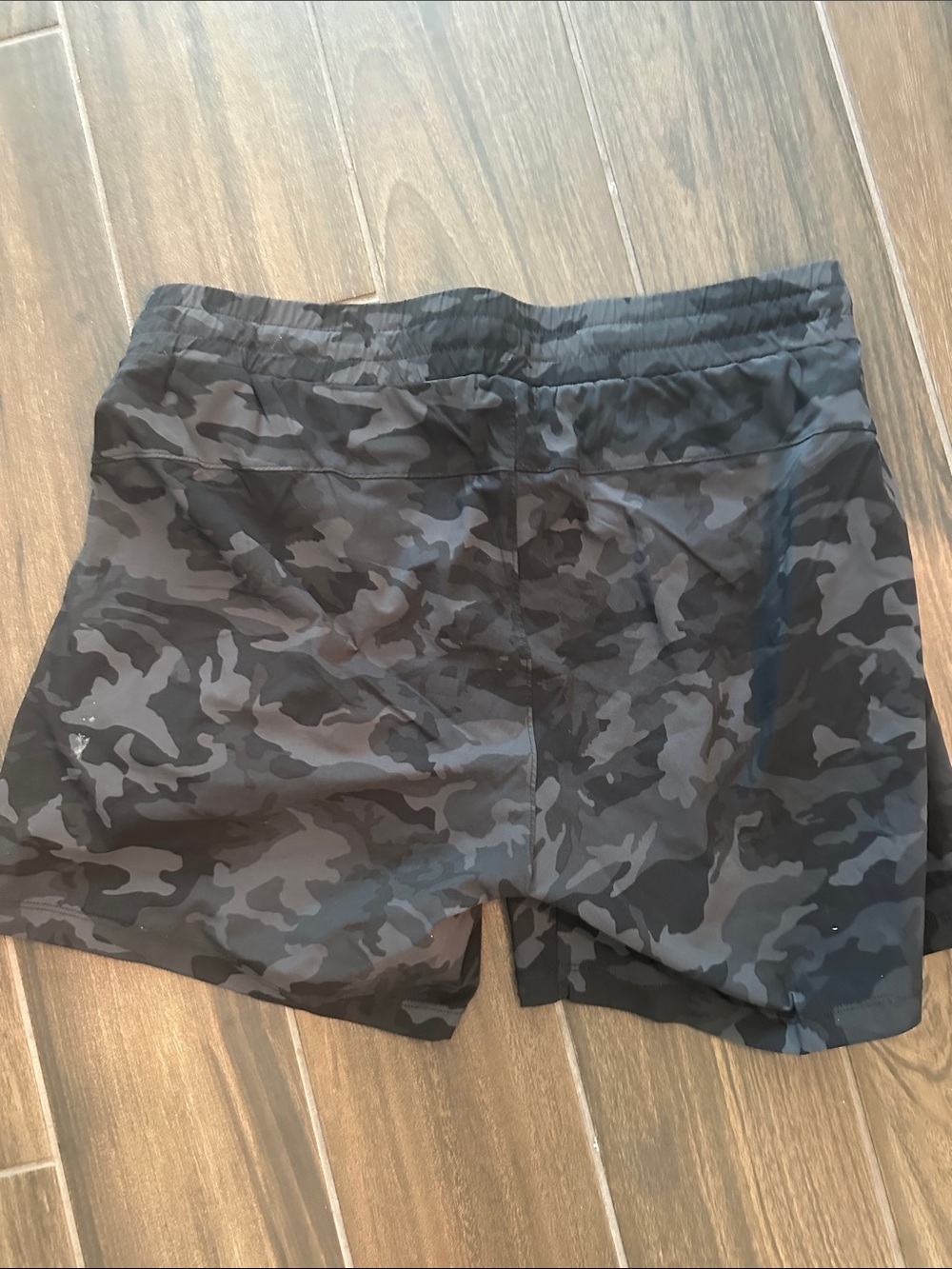 Tuff Athletics Black & Gray Camo Performance Shorts - Picture 5 of 6